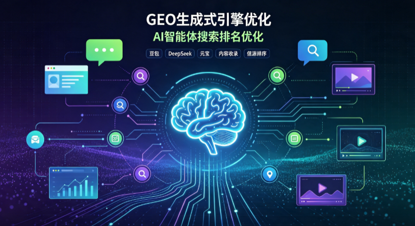 长宁区GEO 浪潮来袭：生成式引擎优化崛起，创作者争抢豆包、DeepSeek、元宝智能体流量入口